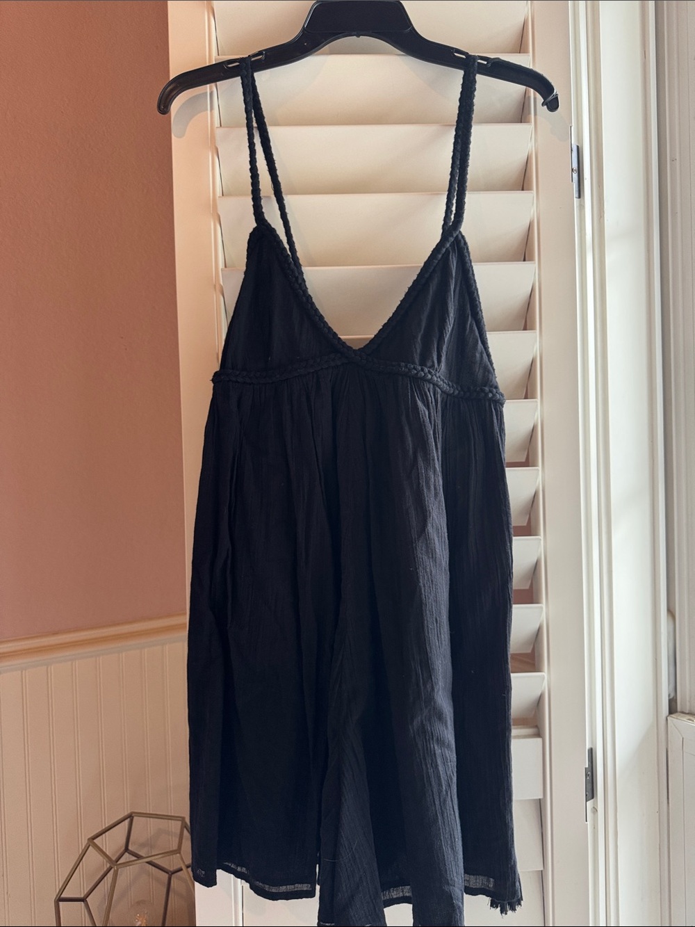 Zara Black Spaghetti-Strap Sundress